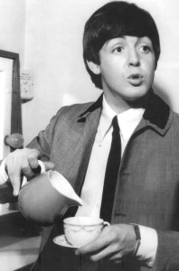 Seen here: Kurt Cobain when he collapsed on stage... no, wait, this is McCartney, isn't it... Ha ha! Man, I'm always getting those two mixed up...