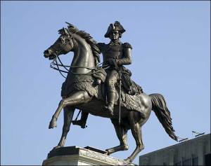 Oh, hey, my mistake - there's a statue of you!  No, wait, that's me.  Ha ha ha.  Loser.